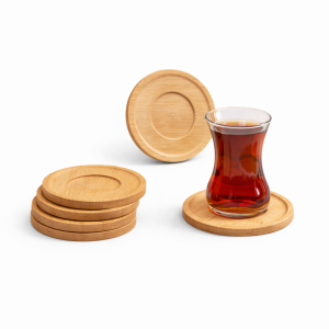 BAMBU ÇAY TABAĞI YUVARLAK