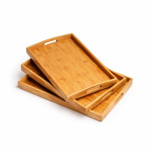BAMBU TEPSİ KLASİK 3 LÜ