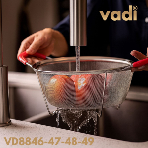 AURO SÜZGEÇ 28 CM YUVARLAK GÜMÜŞ